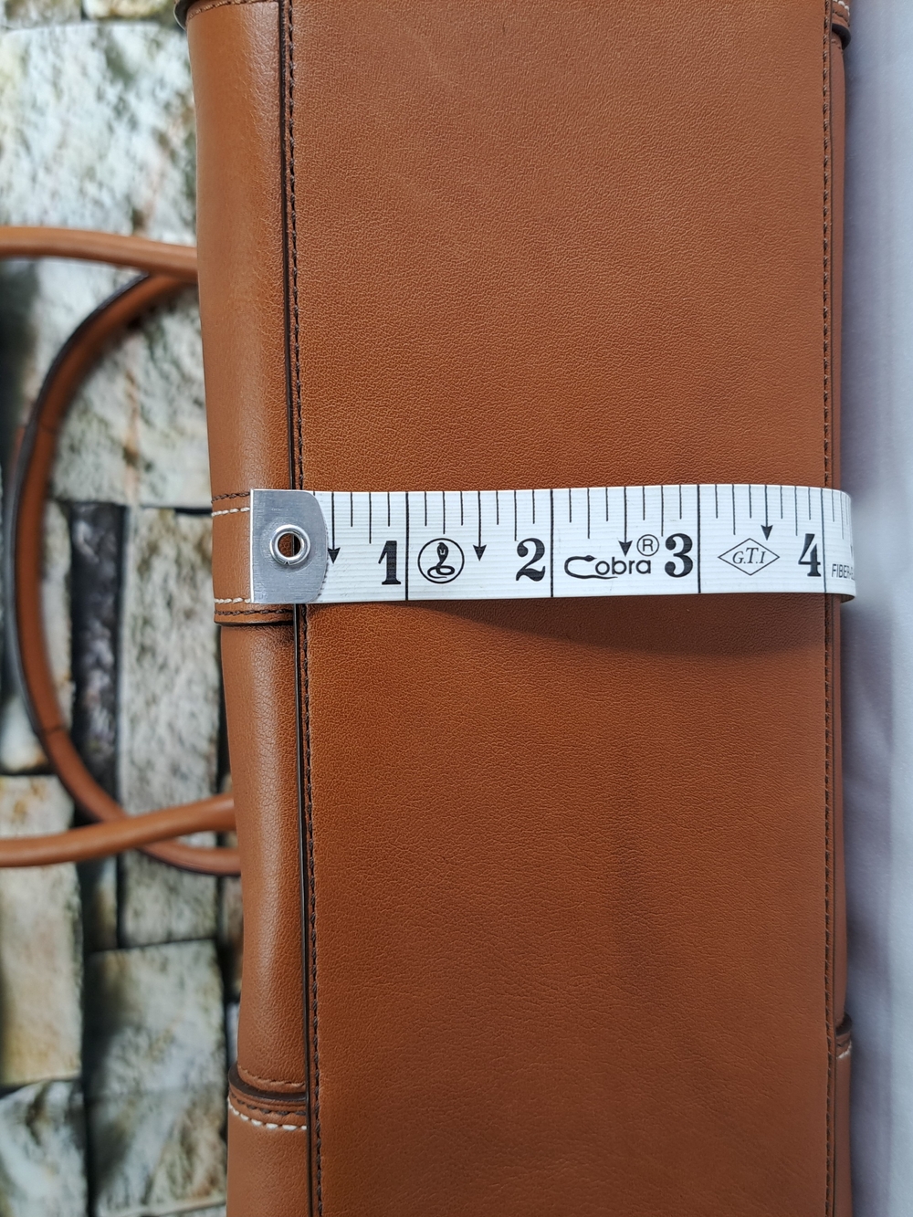 COACH 'HAMPTONS' CARRYALL TURNLOCK SATCHEL GLOVE-TANNED LEATHER, w/DUST BAG - Picture 14 of 16